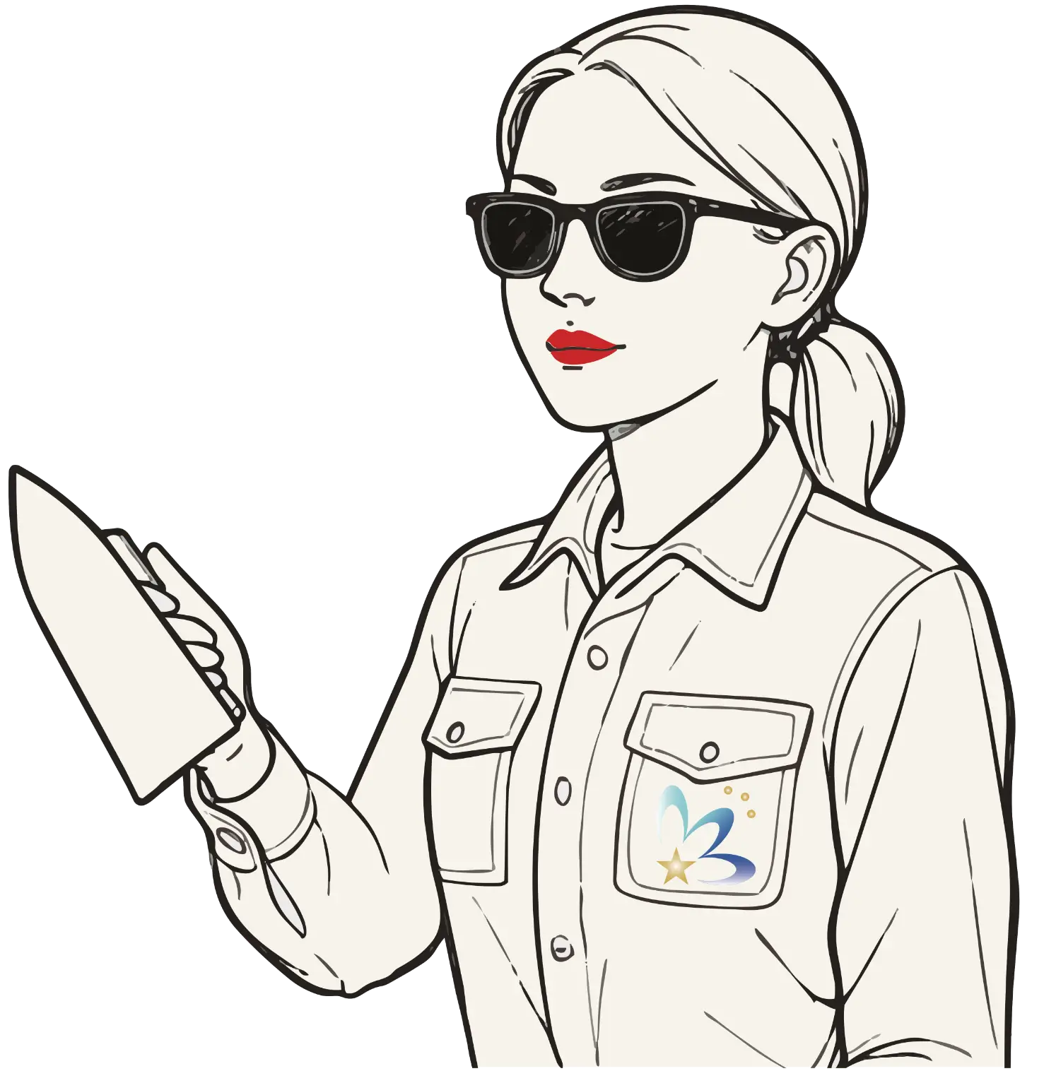 女性のイラスト